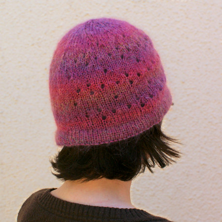 knitted lace hat
