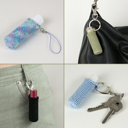 PlanetJune Accessories Lip Balm Holder crochet pattern