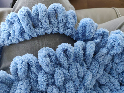 Relaxing Crafts: Finger Knitting with Loop Yarn – PlanetJune by June  Gilbank: Blog