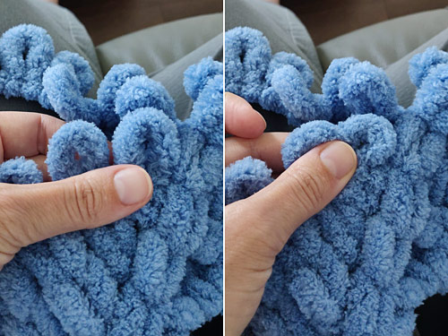 Relaxing Crafts: Finger Knitting with Loop Yarn – PlanetJune by June  Gilbank: Blog