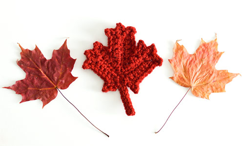 Maple Leaf Collection crochet pattern by PlanetJune