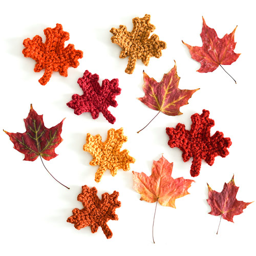 Maple Leaf Collection crochet pattern by PlanetJune