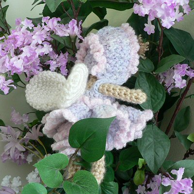 crocheted fairy