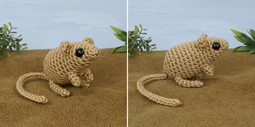 Mini Mammals 2 crochet expansion pack by PlanetJune - Kangaroo Rat