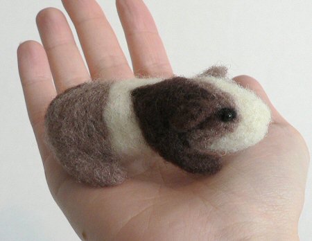 needlefelted guinea pig