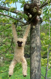 crocheted monkeys