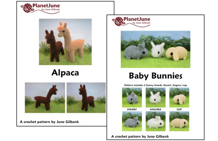 natural fibres amigurumi patterns by planetjune