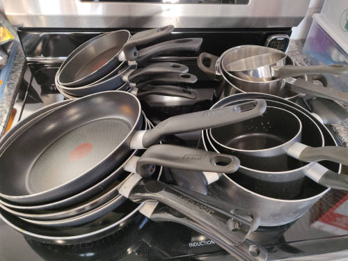 all these saucepans and frying pans don't work with my induction stove