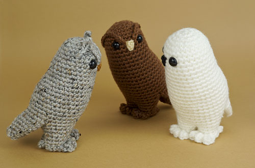 Owl Collection crochet pattern by PlanetJune