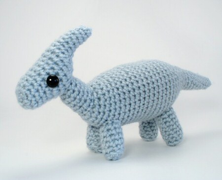 amigurumi parasaurolophus by planetjune