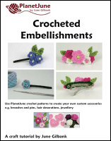 crocheted embellishments tutorial