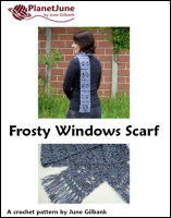 frosty windows scarf crochet pattern