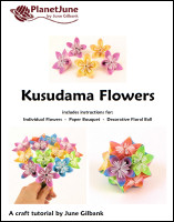 kusudama flowers papercraft tutorial