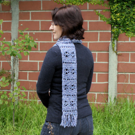 PlanetJune Accessories Frosty Windows Scarf crochet pattern