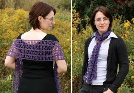 PlanetJune Accessories Gossamer Lace Wrap crochet pattern