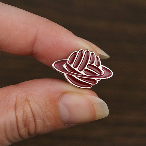 enamel pin: PlanetJune logo