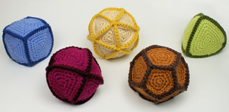 Polyhedral Balls crochet pattern by PlanetJune