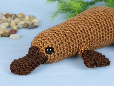 Platypus amigurumi crochet pattern by PlanetJune