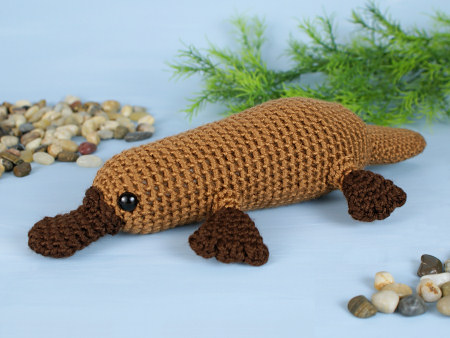 Platypus amigurumi crochet pattern by PlanetJune