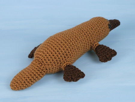 Platypus amigurumi crochet pattern by PlanetJune