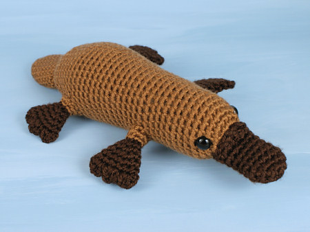 Platypus amigurumi crochet pattern by PlanetJune