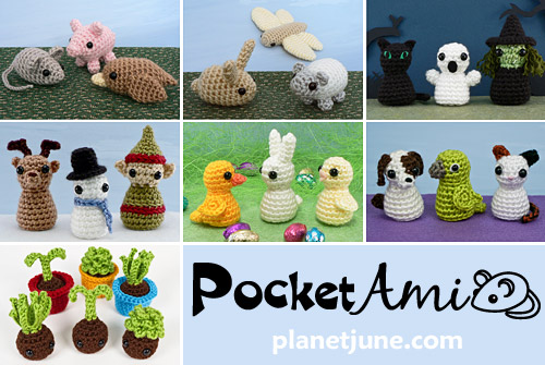 PocketAmi Plant Pals crochet pattern by PlanetJune