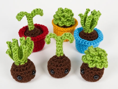 PocketAmi Plant Pals crochet pattern by PlanetJune
