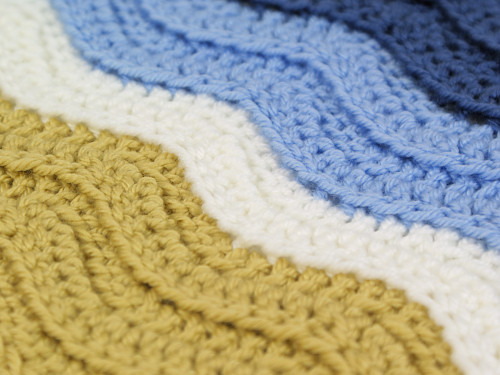 ribbed ripple crochet pattern by planetjune