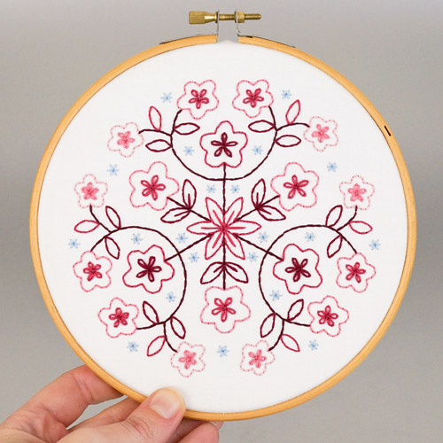 sakura mandala emboidery