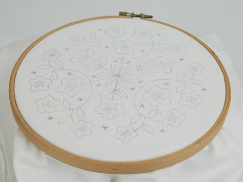 sakura mandala emboidery