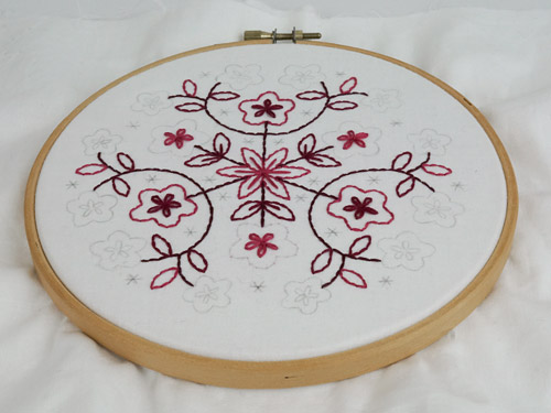 sakura mandala emboidery