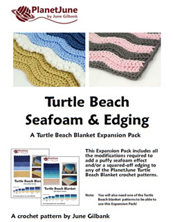 turtle beach seafoam and edging crochet expansion pack pattern by planetjune