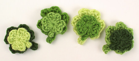 shamrocks crochet pattern by planetjune