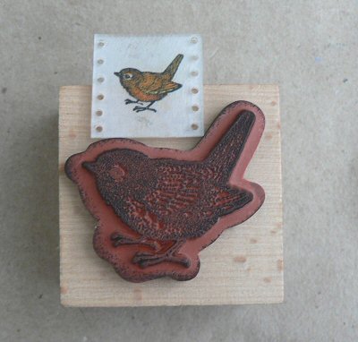 rubber stamp and shrinkydink plastic