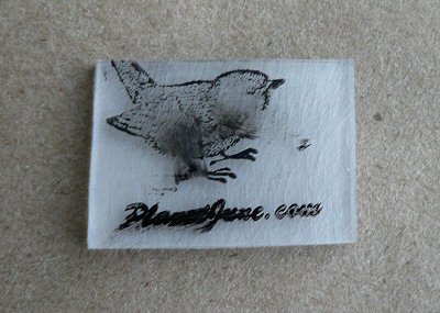 smudged stamp images on shrinkydinks