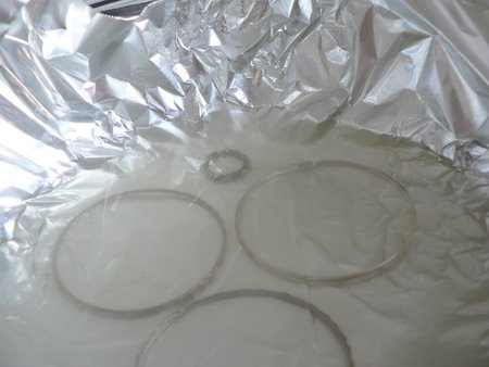 silver cleaning: dirty water