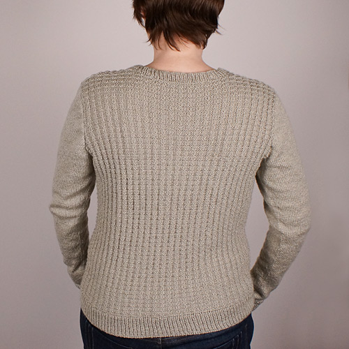 silver thermal pullover by June Gilbank