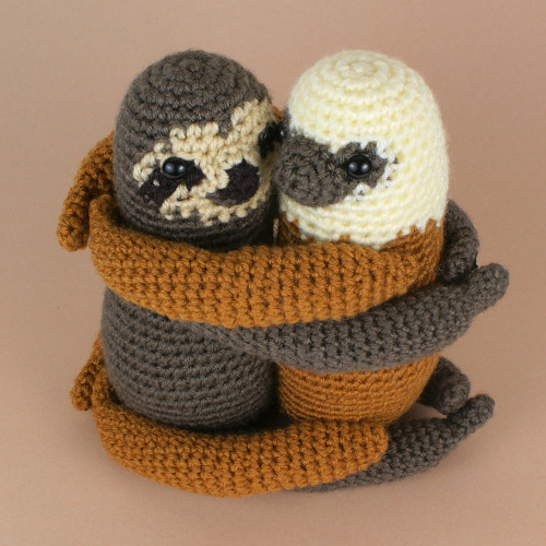 Sloth crochet patterns by PlanetJune