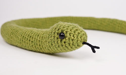 unmarked snake from the Snake Collection crochet pattern by planetjune