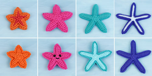 Starfish Collection crochet pattern by PlanetJune