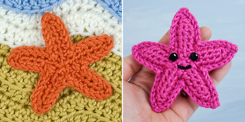 Starfish Collection crochet pattern by PlanetJune