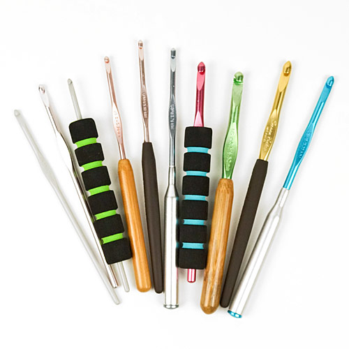 Boye Aluminum Crochet Hook Set, Sizes H-J Crochet Hooks