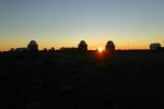 sunset on the plateau