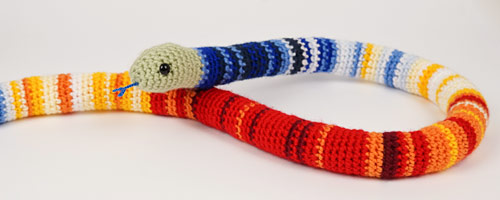 Temperature Snake crochet pattern by PlanetJune