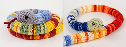 Temperature Snake CAL crochet pattern by PlanetJune