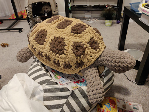 giant tortoise in progress by planetjune
