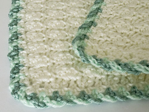 Twist-Trim Baby Blanket crochet pattern by PlanetJune