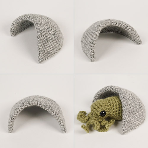Underwater Cave crochet pattern (with Baby Octopus!) by PlanetJune 