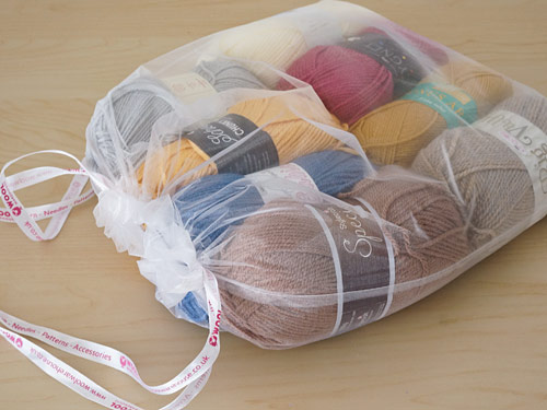 worsted weight yarns from Wool Warehouse