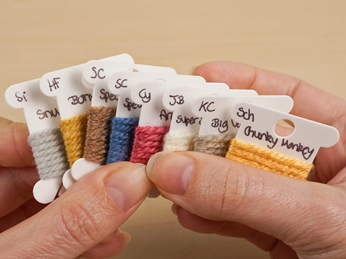 worsted weight yarn comparison - yarn bobbins